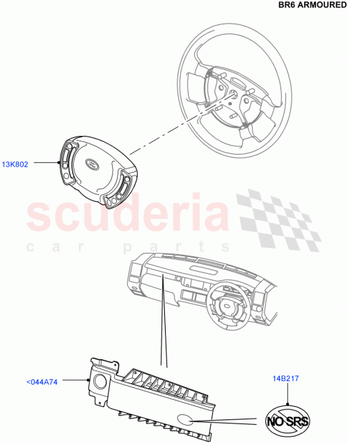 Part Diagram for Land Rover BAC501060