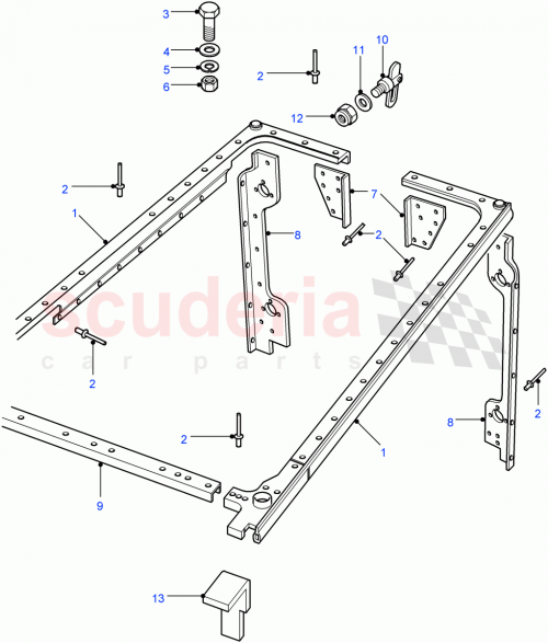 Part Diagram for Land Rover ASR2450