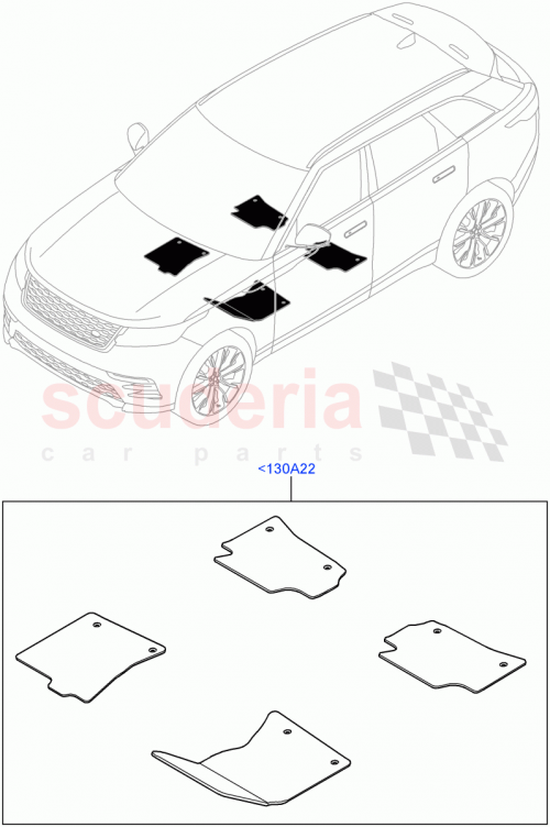 Part Diagram for Land Rover LR107303
