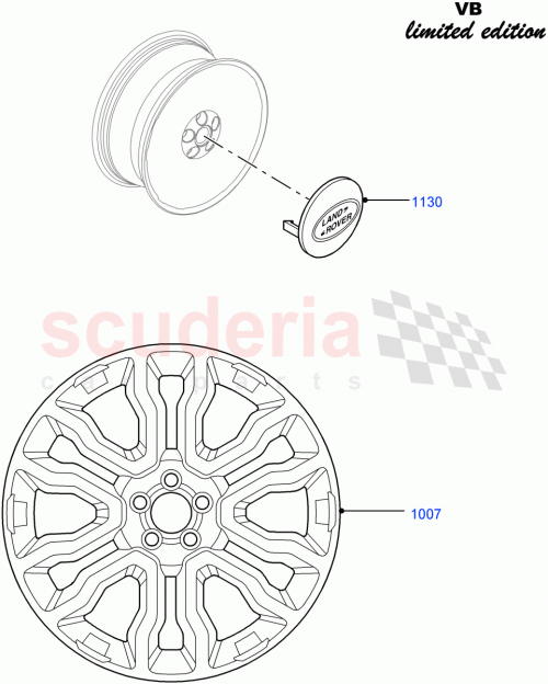Part Diagram for Land Rover LR043646