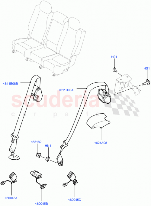 Part Diagram for Land Rover LR084136