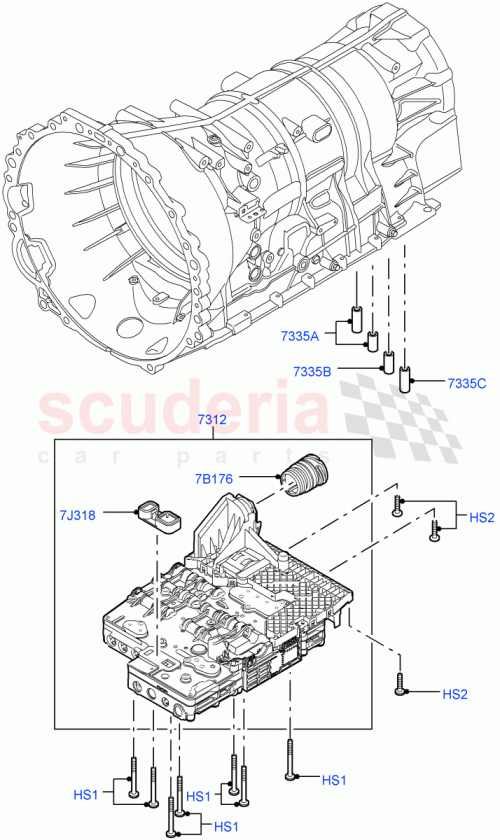 Part Diagram for Land Rover LR016342