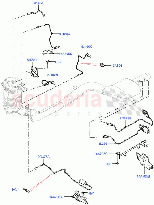 Part Diagram for Land Rover LR131449