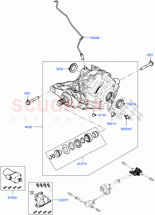 Part Diagram for Land Rover LR153473