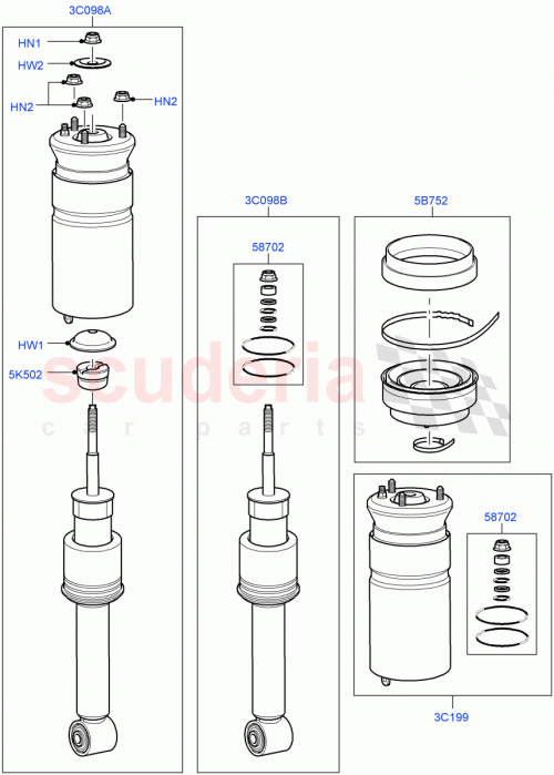 Part Diagram for Land Rover LR016421