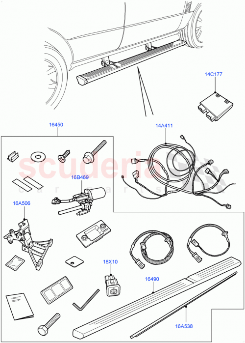 Part Diagram for Land Rover LR004816