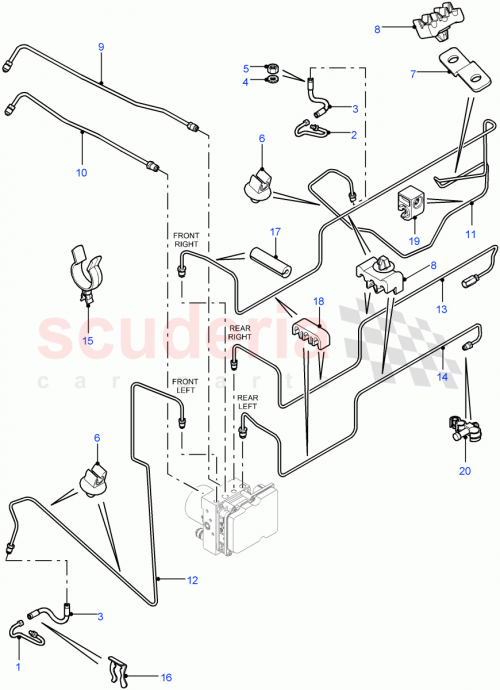 Part Diagram for Land Rover LR055955
