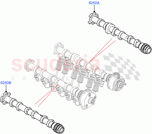 Part Diagram for Land Rover LR125436