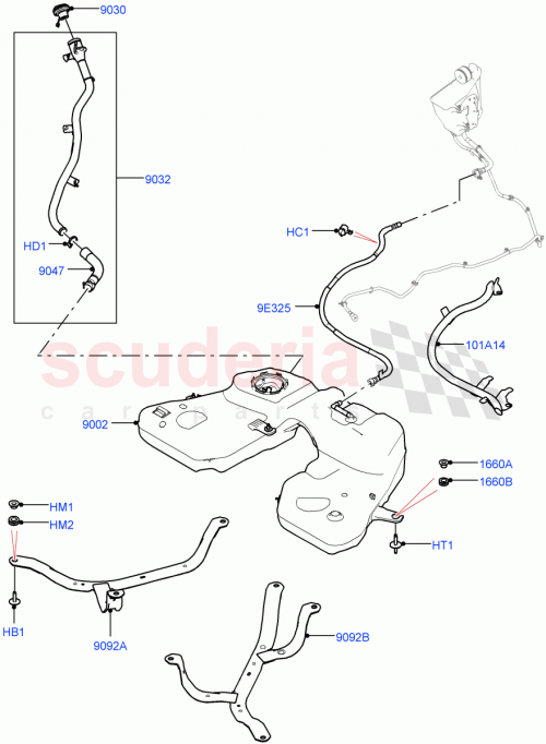 Part Diagram for Land Rover LR152383