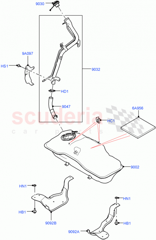 Part Diagram for Land Rover LR126562