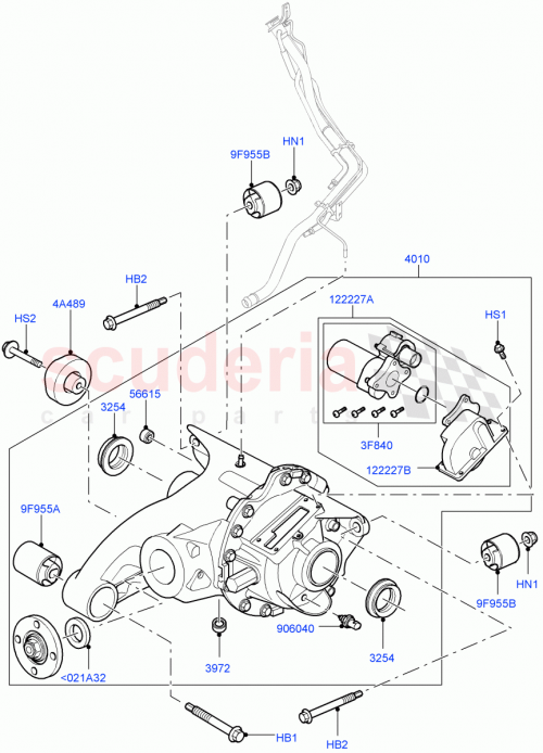 Part Diagram for Land Rover LR017424