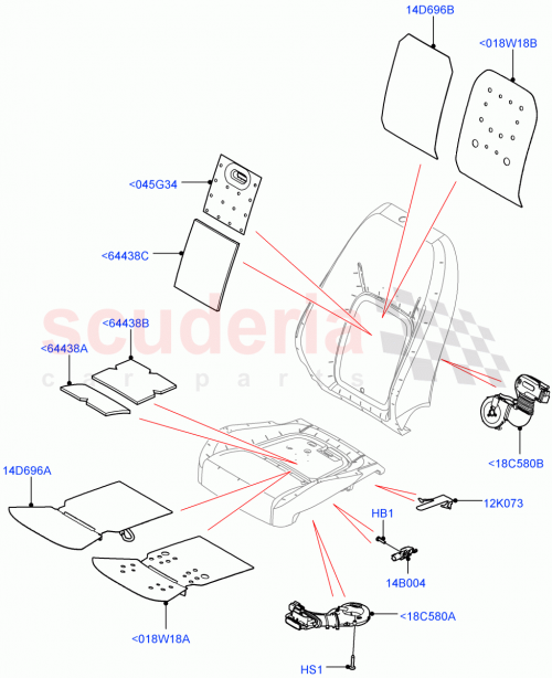 Part Diagram for Land Rover LR132393