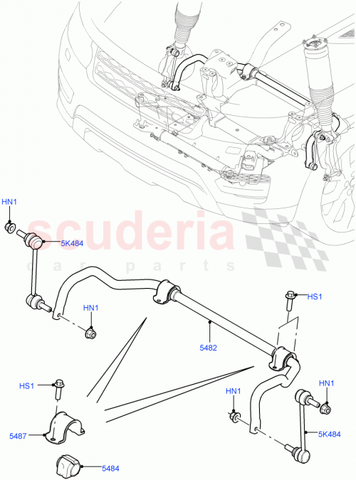 Part Diagram for Land Rover LR043583