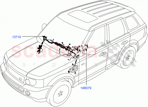 Part Diagram for Land Rover YMG504990