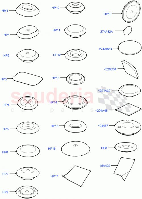 Part Diagram for Land Rover LR070498