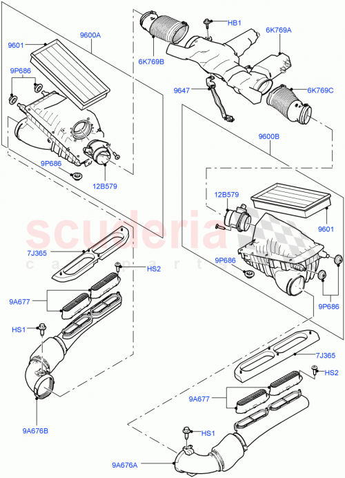 Part Diagram for Land Rover LR071030