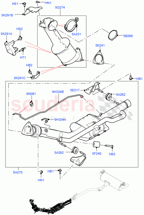 Part Diagram for Land Rover LR115625