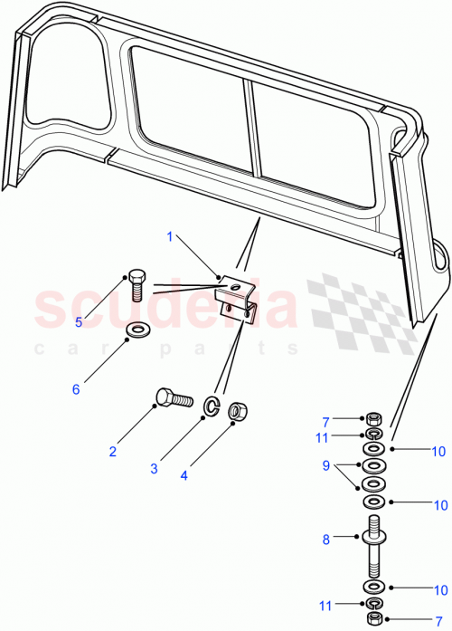 Part Diagram for Land Rover FS106255L