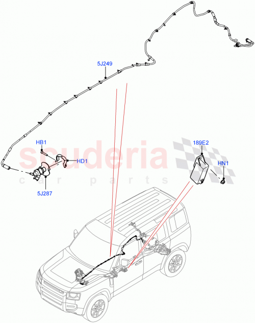 Part Diagram for Land Rover LR154870