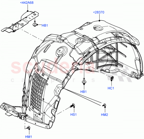 Part Diagram for Land Rover LR174246
