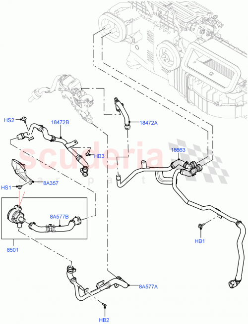 Part Diagram for Land Rover LR128298