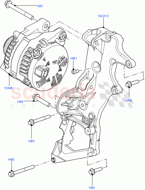 Part Diagram for Land Rover LR002966