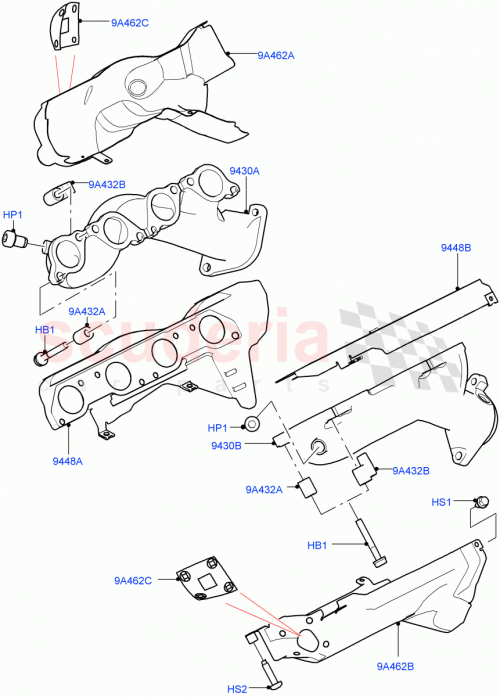 Part Diagram for Land Rover LR166796