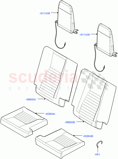 Part Diagram for Land Rover LR090596