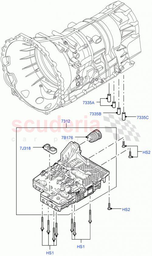 Part Diagram for Land Rover TYP500150