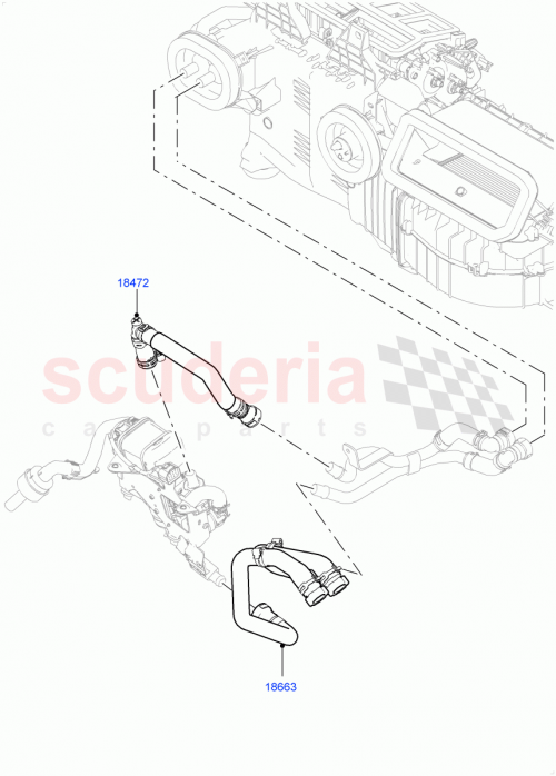Part Diagram for Land Rover LR100019