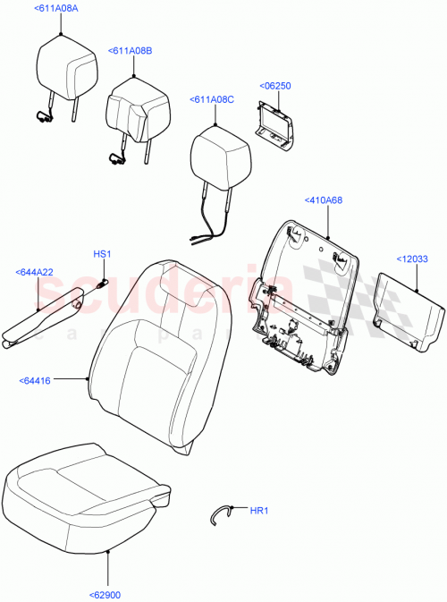 Part Diagram for Land Rover LR100902