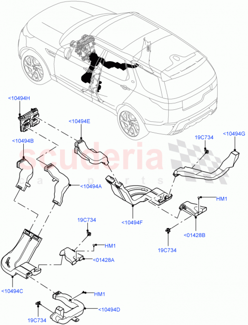 Part Diagram for Land Rover LR082125