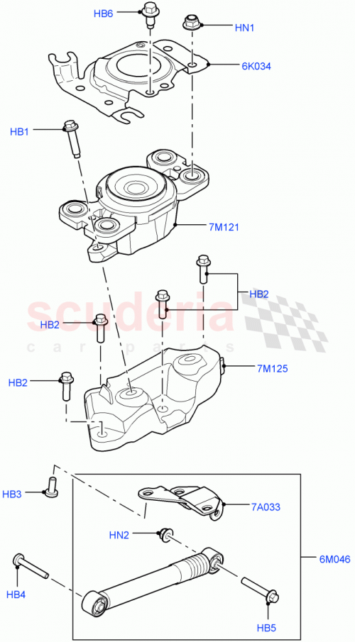 Part Diagram for Land Rover BYG500120
