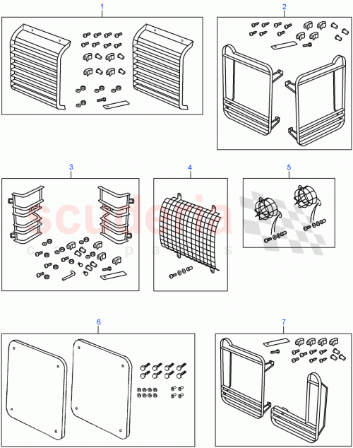 Part Diagram for Land Rover STC7561
