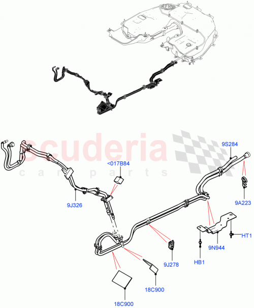 Part Diagram for Land Rover LR071705