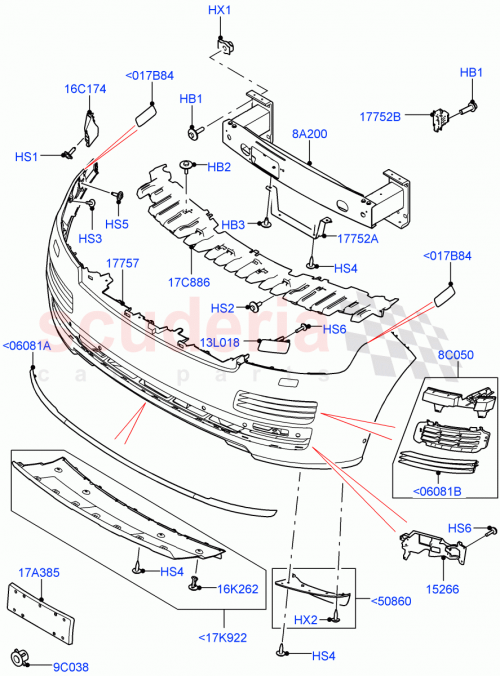 Part Diagram for Land Rover LR038663