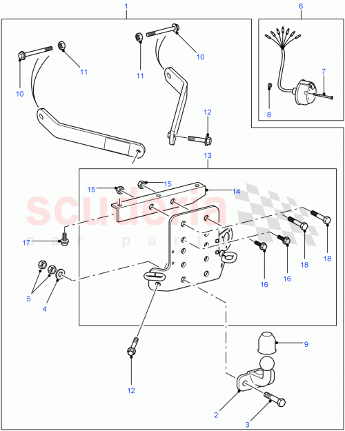 Part Diagram for Land Rover LR042765