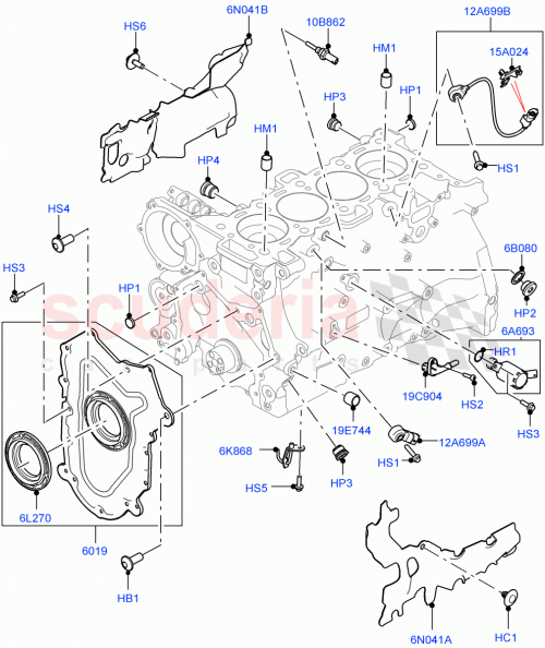 Part Diagram for Land Rover LR091794