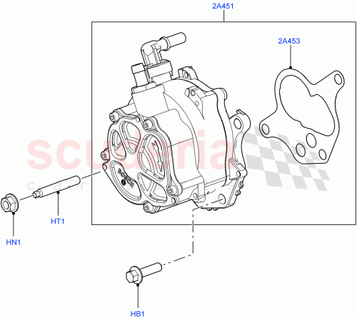 Part Diagram for Land Rover LR004014