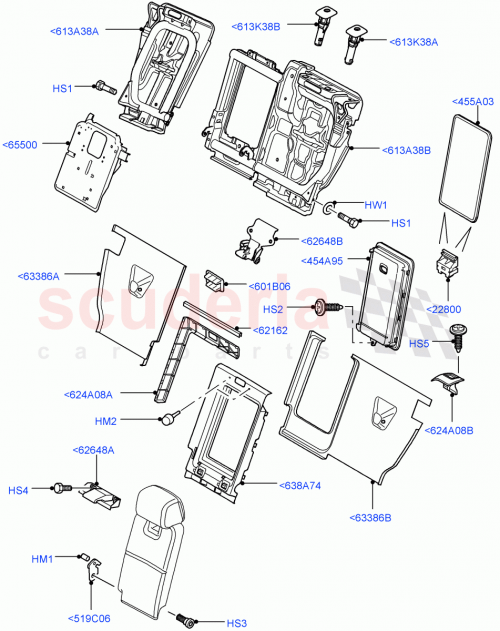Part Diagram for Land Rover HXP000030SUN
