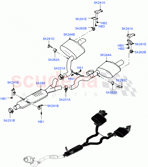 Part Diagram for Land Rover LR088315
