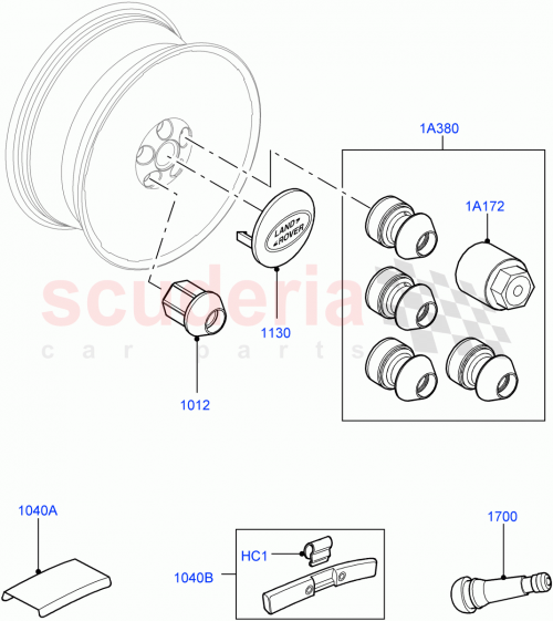 Part Diagram for Land Rover LR023303