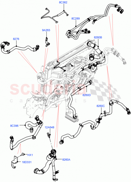 Part Diagram for Land Rover LR091779