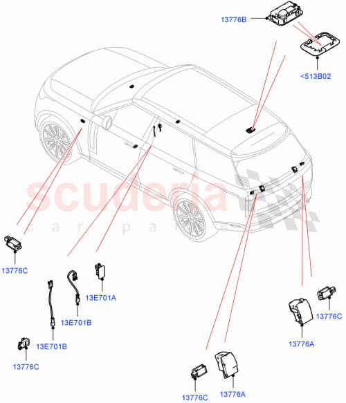 Part Diagram for Land Rover LR154071