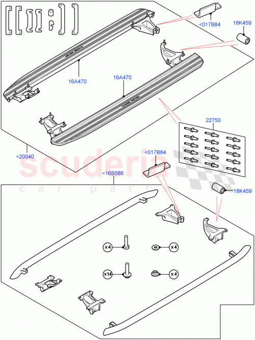 Part Diagram for Land Rover VPLWP0154