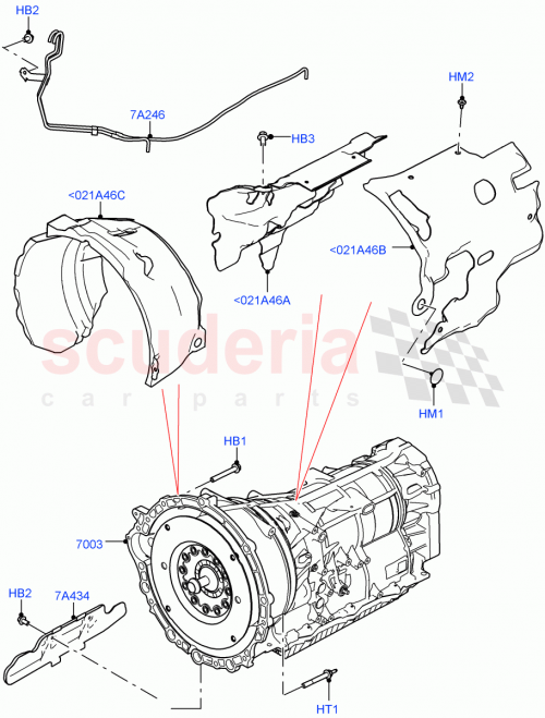 Part Diagram for Land Rover LR100477