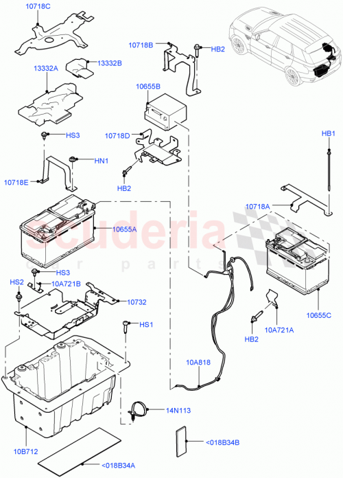 Part Diagram for Land Rover LR121038