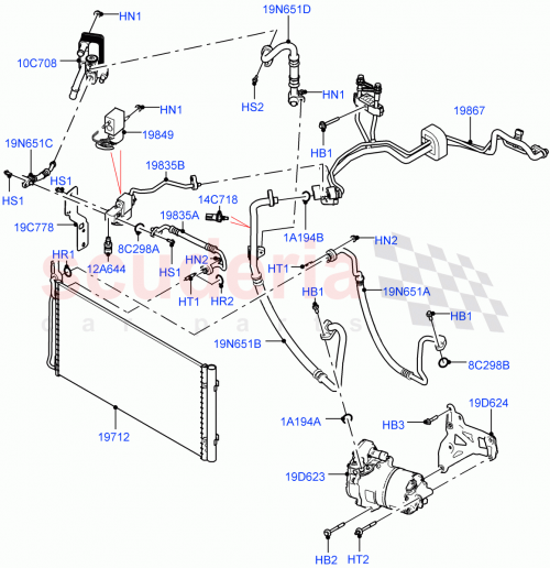 Part Diagram for Land Rover LR135167