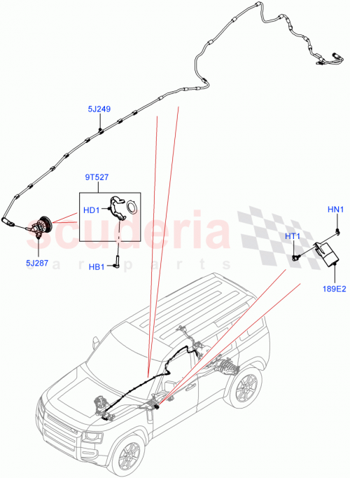 Part Diagram for Land Rover LR146540