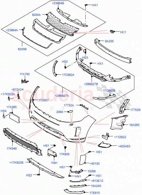 Part Diagram for Land Rover LR121824